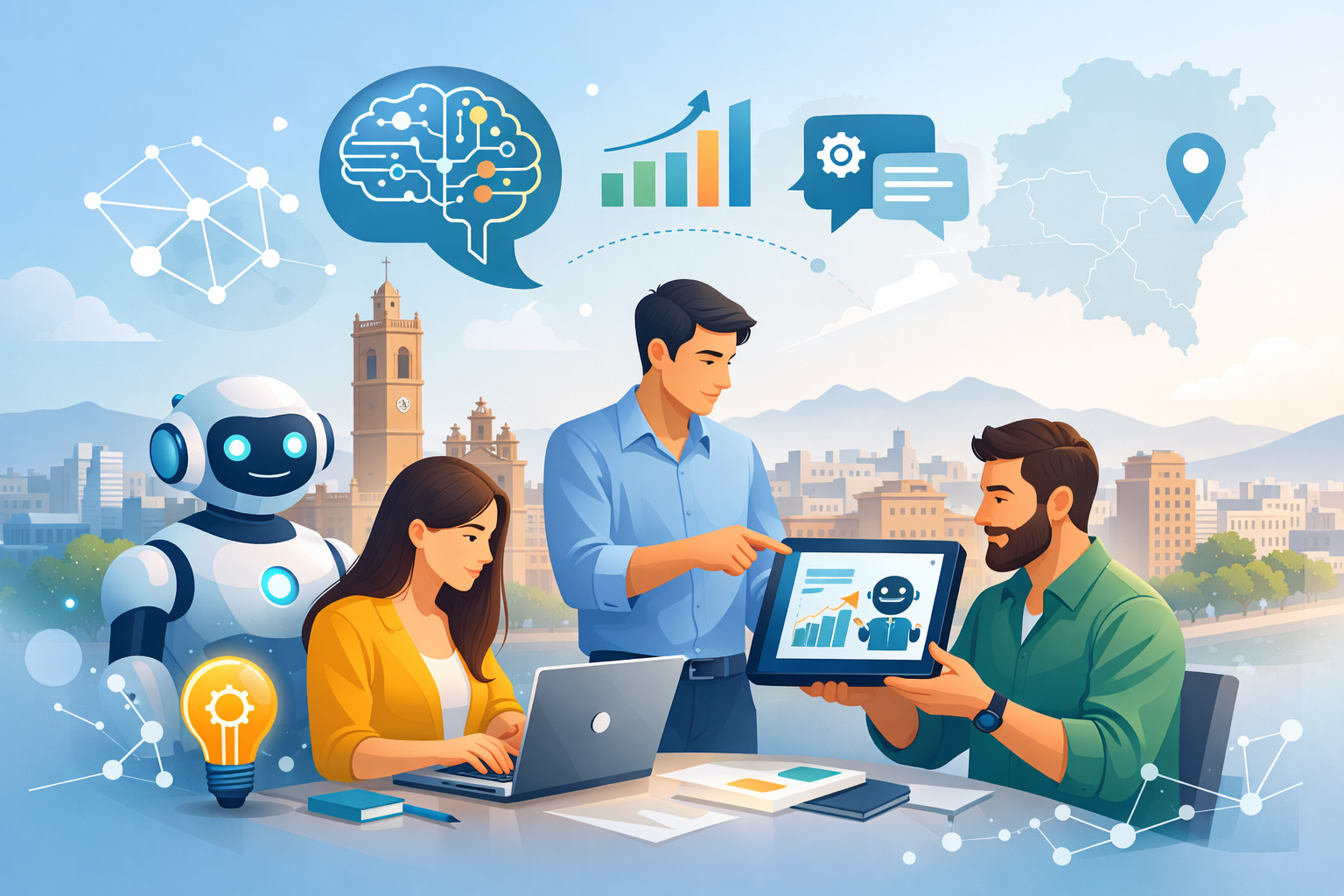 Cursos de Inteligencia Artificial para autónomos y pymes en Castellón de la Plana